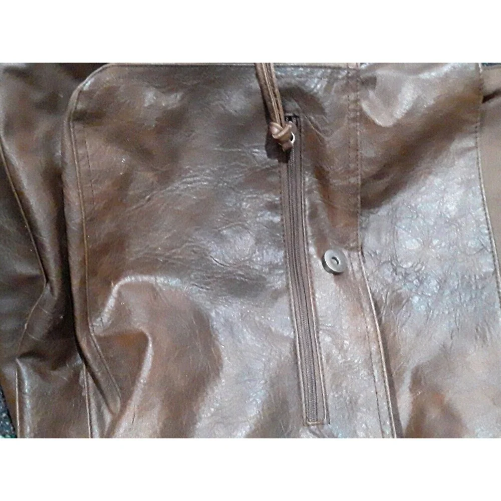 vegan leather backpack very clean convertible bag